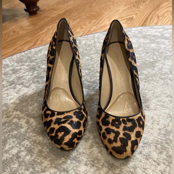 Franco Sarto Shoes - Leopard Print Heels